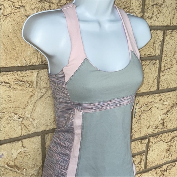 Kyodan Top Tank Gray & Pink Tennis Gym Workout Yoga Size XS - Picture 3 of 10